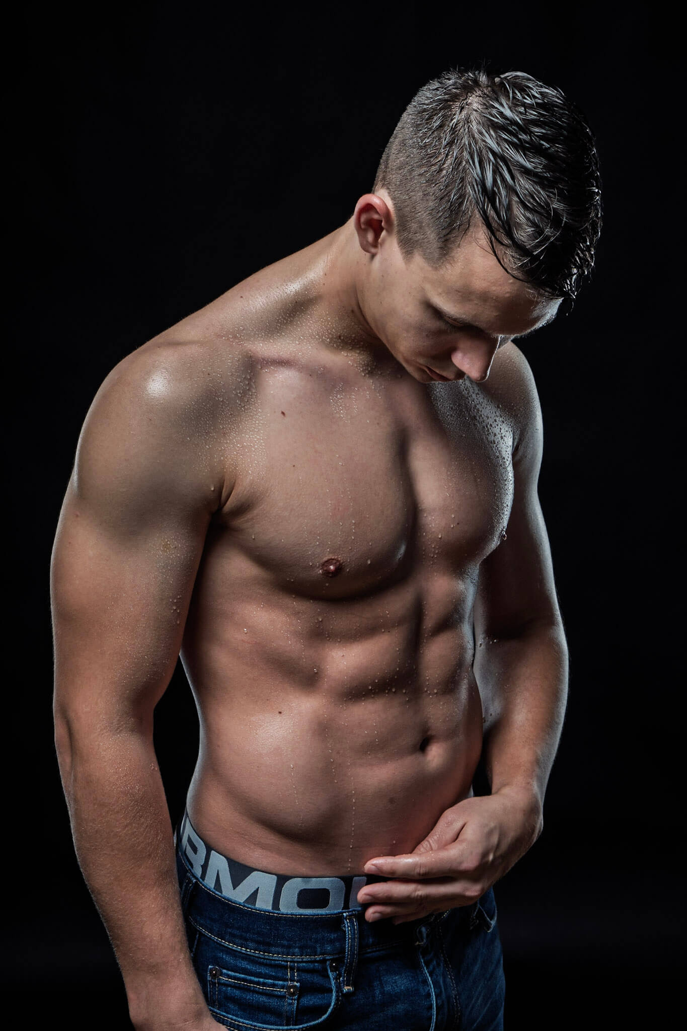 Fitness-Fotoshooting im Studio